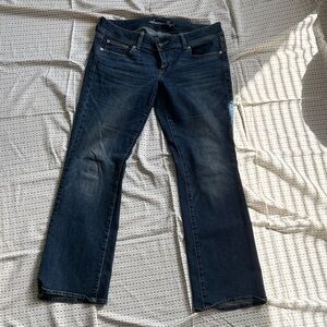 American Eagle Outfitters Dark Indigo Flare Jeans - Women's